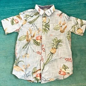 Joe’s Blue Pattern Button-Down Shirt for Boys